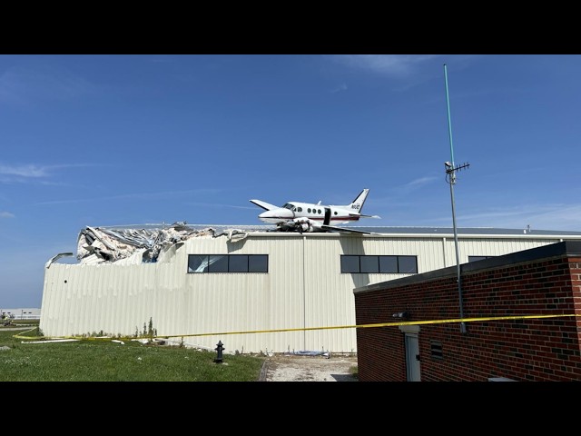 Crash of a Beechcraft E90 King Air Into a Hangar, New Century AirCenter, Kansas (June 2025)