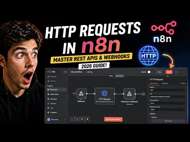 How To Use HTTP Requests In n8n: Master REST APIs & Webhooks (2026 Guide!)