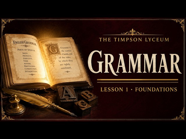 Foundations: What Language Is Made Of – Lesson 1 (Grammar)