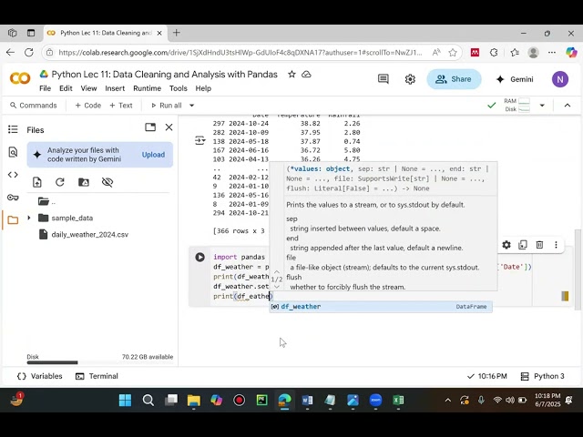 Python Tutorial 11 Data Cleaning and Analysis with Pandas