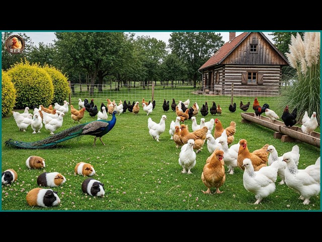Peaceful Backyard Countryside Landscapes and Relaxing Farm Life — Secluded Farm Ambience
