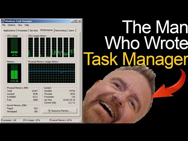 Inside Task Manager with Dave Plummer, the Original Author