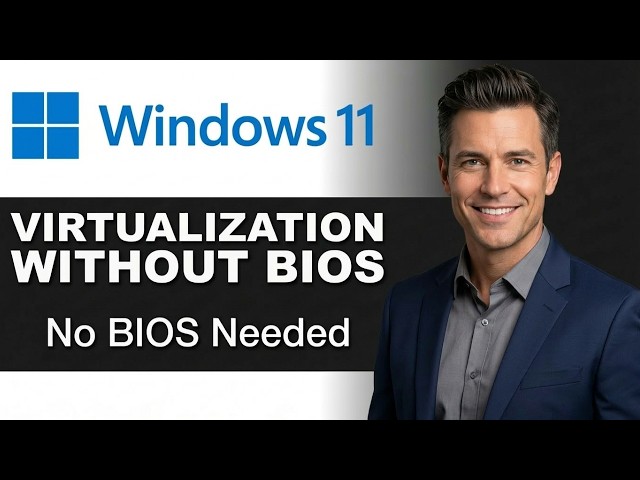 How To Enable Virtualization Without BIOS (Easiest Way)
