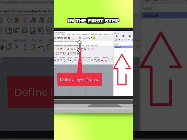 I bet you didn’t know Python can save you this much time in Rhino 👀  Instead of creating layers and