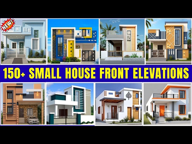 Top 175+ Small House Front Elevation Design Ideas 2026 | Modern & Stylish Home Exterior Designs