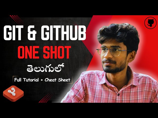 Git and GitHub | GitHub in Telugu | Complete Git And GitHub in Telugu | Git & GitHub For Beginners