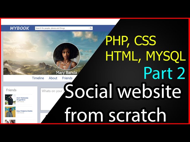 Social Website from scratch - Part 2 - Login Page | PHP | HTML | CSS | MYSQL Database