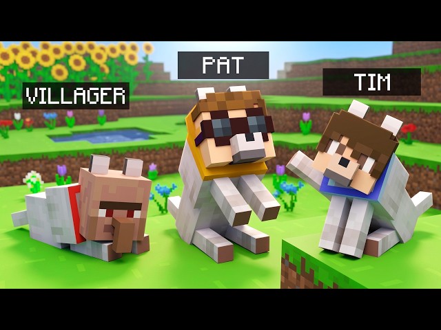 24H als HUND SPIELEN in Minecraft!