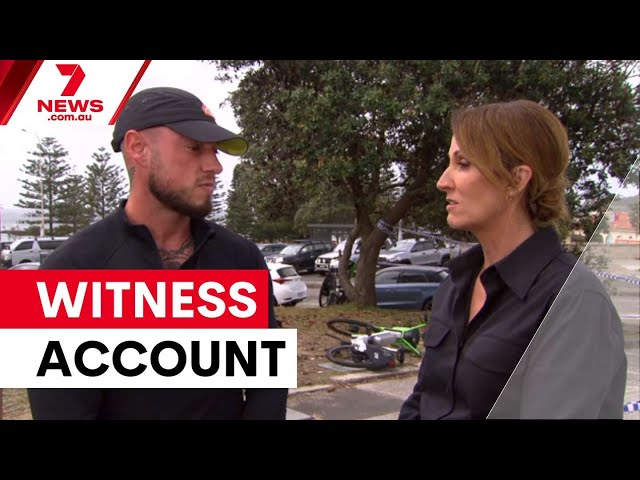 'I got a pretty good dog shot on his head': Bondi shooting witness account | 7NEWS