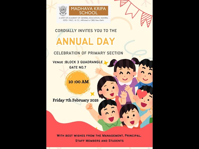 PRIMARY ANNUAL DAY 2025