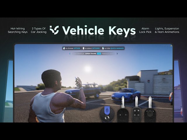 Advanced Vehicle Keys (Car Lock) - FiveM Script [QBCore, QBox, ESX]