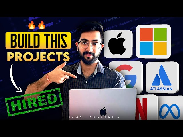 5 Projects to get hired in 2025 | Telugu | Vamsi Bhavani