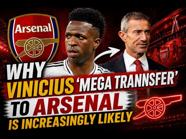 Why Vinicius ‘mega transfer’ to Arsenal is increasingly likely #arsenal #transfernews #gunners