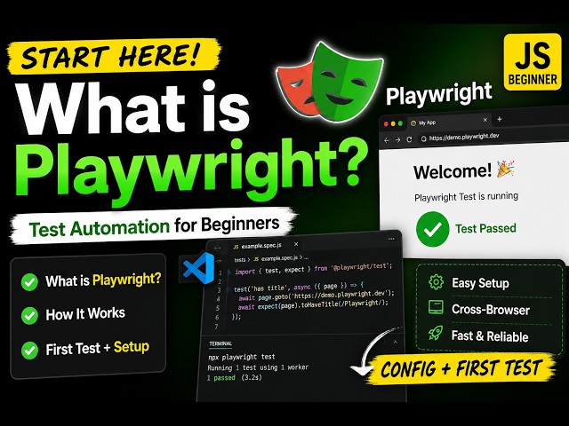 Playwright Setup in JavaScript in Telugu