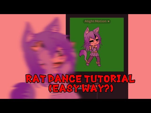✨️ Rat Dance Tutorial ✨️||Might make you dizzy but, It's worth it?🗿 #gachatutorials #ratdance