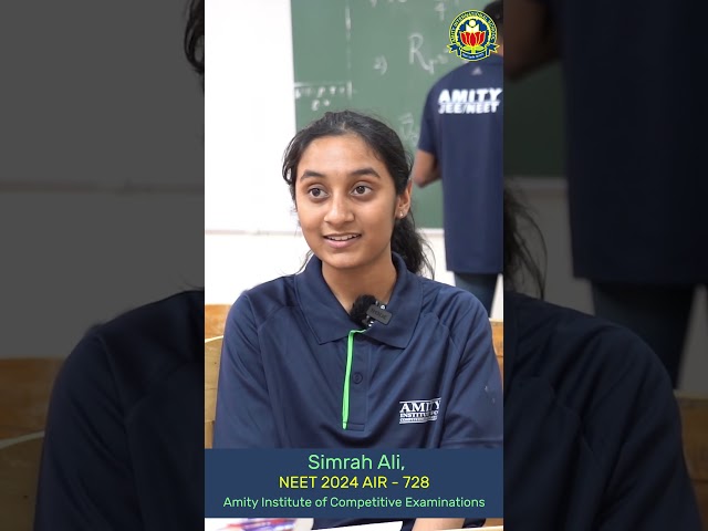 Episode 7 | Cracking the Code | NEET/JEE achievers on Amity Institute for Competitive Examinations!