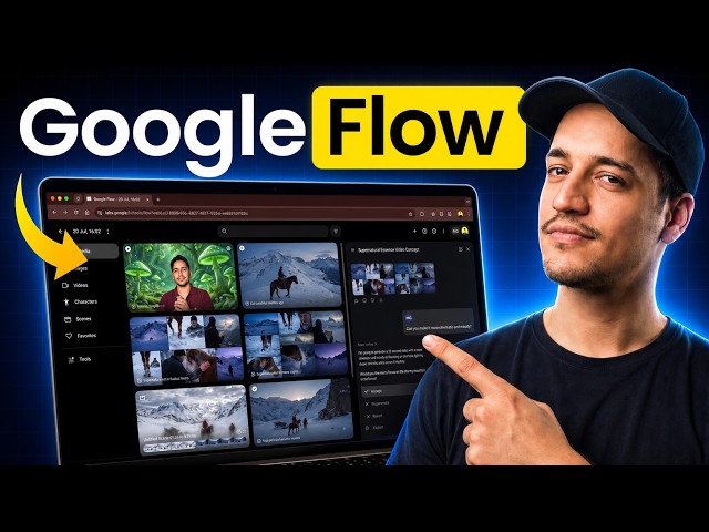 Google Flow Tutorial: Generate & Edit Videos Using Flow Agent (No Prompting Needed)