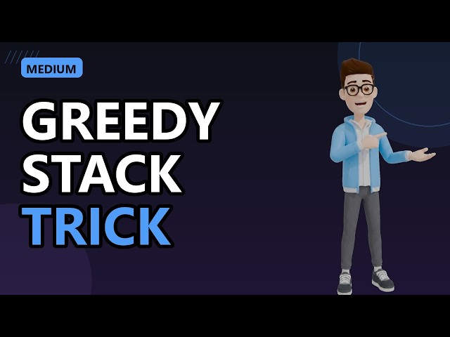 Smallest Subsequence of Distinct Characters | LeetCode Daily | Python Greedy Stack Solution
