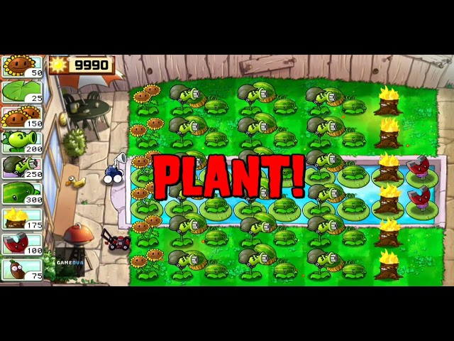 Plants vs. Zombies Survival Pool - Mod Gameplay Walkthrough (iOS, Android)