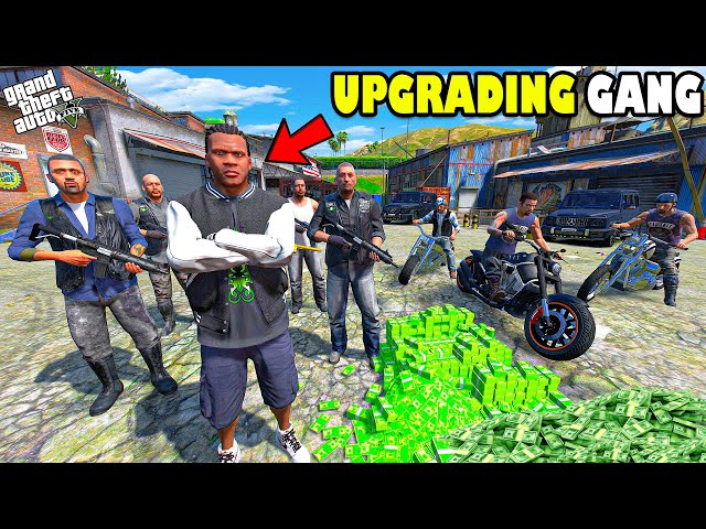 Franklin Upgrades the LOST GANG into the Most DANGEROUS Gang in GTA 5! 🔥💀| SHINCHAN and CHOP