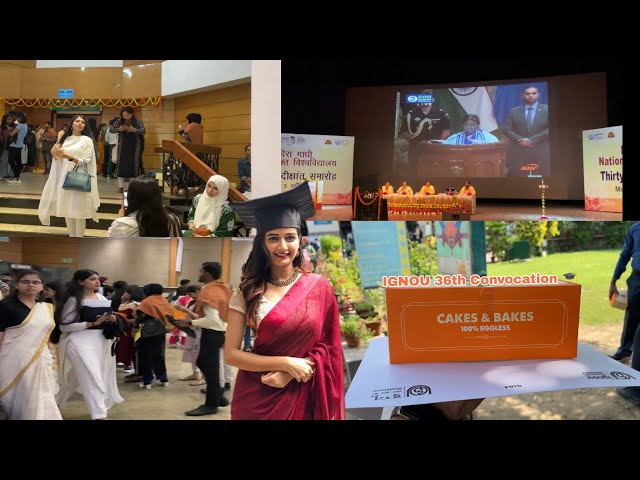 Convocation 2023 👨🏻‍🎓| IGNOU 36th Convocation I IGNOU Convocation 2023 Delhi