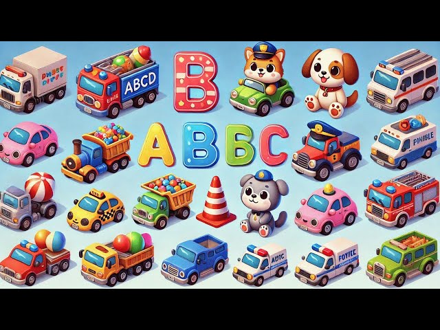 ABC Vehicles Song for Kids 🚗✈️ | Learn Vehicles in a Fun Way!