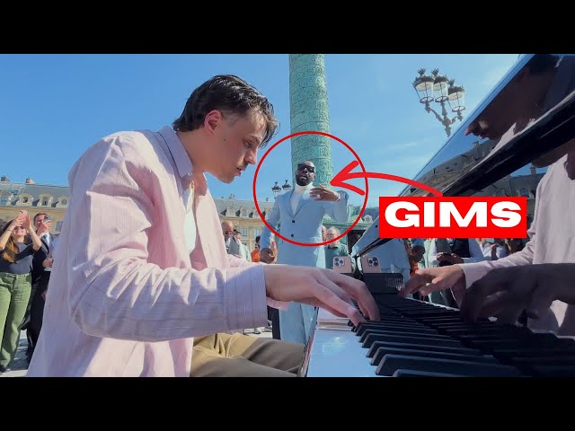 @GIMS shocks everyone in the STREET of Paris