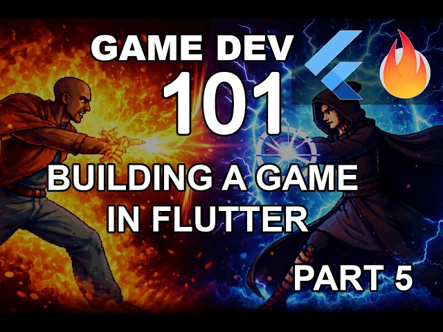 Build a 2D Fighting Game in Flutter (Flame) – Part 5 | Make Your Game Interactive 🎮 Player Movement