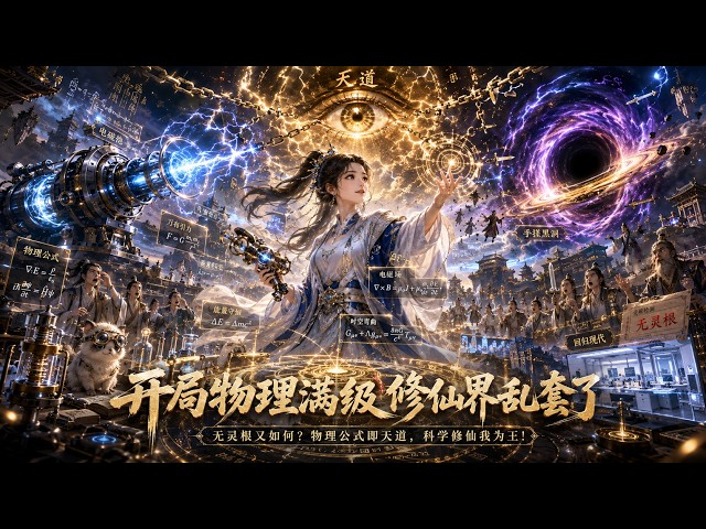 💥【新番上线】物理教授穿修仙界，被判定无灵根！她用电磁炮、手搓黑洞颠覆天道，全修仙界跪喊“这根本不科学！”！| 《开局物理满级修仙界乱套了》全集【Multi SUB】#古风 #甜宠 #260818kj