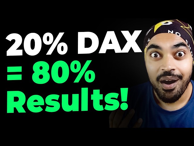The Most Important DAX Functions You Must Know in Power BI