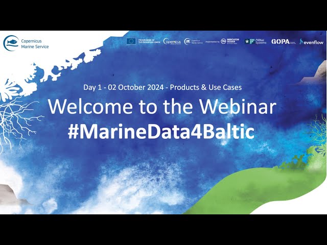 Marine Data 4 Baltic Sea - Session #1 - 2 October 2024