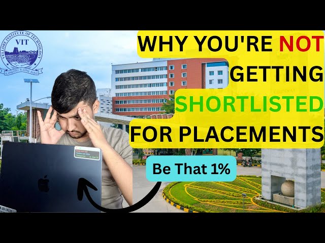 How I Got Placed at VIT After 100+ Rejections – My Honest College Placement Story