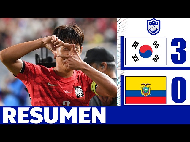 South Korea vs Ecuador 3-0 Highlights | 2026 International Friendly Match