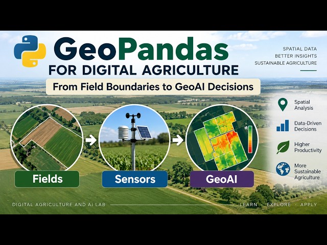 GeoPandas for Digital Agriculture: From Field Boundaries to GeoAI Decisions