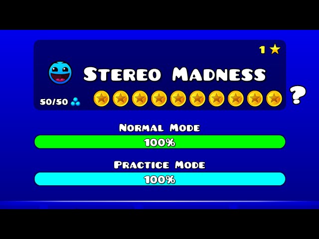 Stereo Madness but 10 Coins