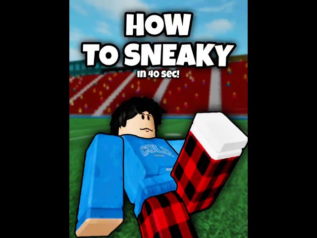 How To SNEAKY LIKE A PRO!  #roblox #touchfooty #trending #football #robloxtouchfootball