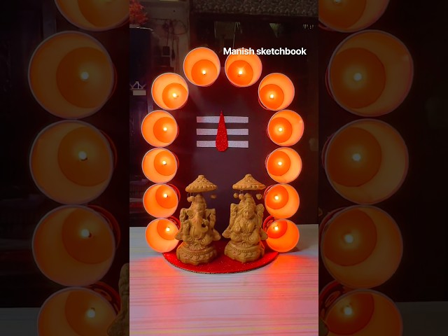 DIY festival decoration idea | puja decor craft #shorts #decoration #handmade #homedecor