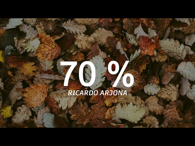 70% - Ricardo arjona (Letra/Lyrics) Seco