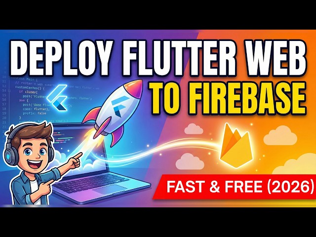 Flutter Web App Deploy on Firebase 2026! Fastest, Secure way! Free Hosting