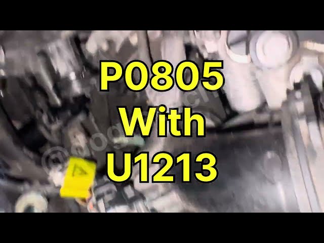 Fault code P0805 with U1213 Peugeot 2008, 308
