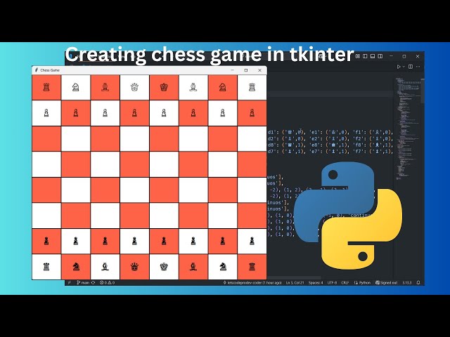 Build a Chess Game in Python using Tkinter | Full Project Tutorial