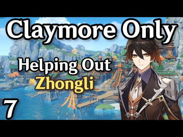 A Date With Zhongli | Genshin Impact Claymore Only