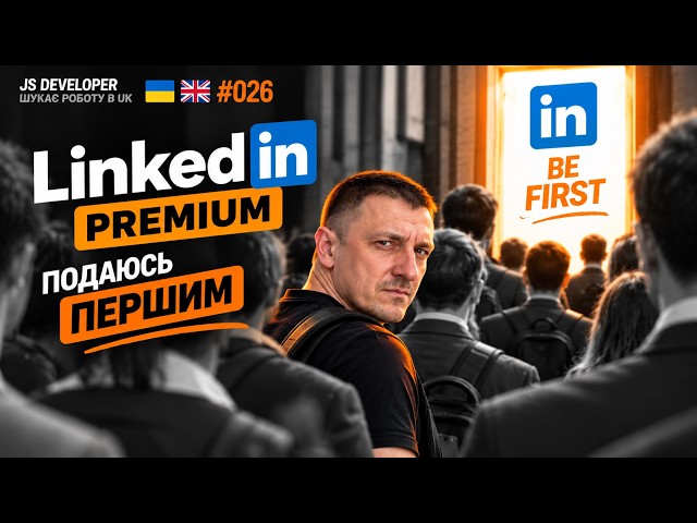JS Developer шукає роботу в UK #026: LinkedIn Premium — подаюсь ПЕРШИМ 🇺🇦🇬🇧