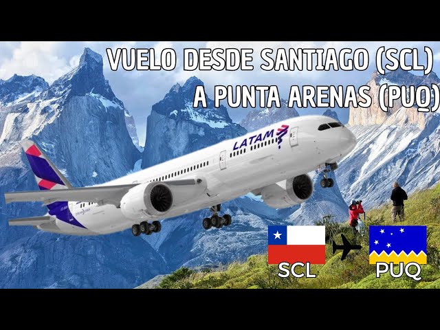 ✈️ BEAUTIFUL Flight from SANTIAGO to PUNTA ARENAS with LATAM 🇨🇱 This was my experience