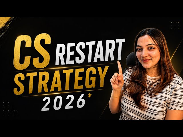 CS RESTART STRATEGY for Dec 2026 | 100% strategy that works ⭐️