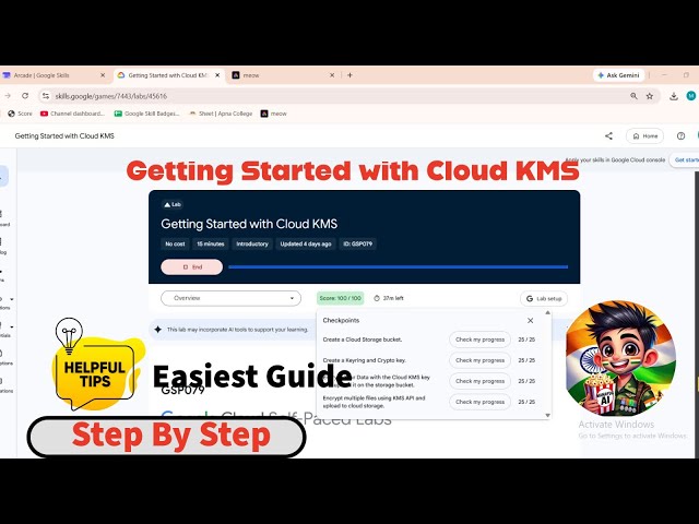 Getting Started with Cloud KMS #GSP079 #qwiklabsarcade2026 #stepbystep