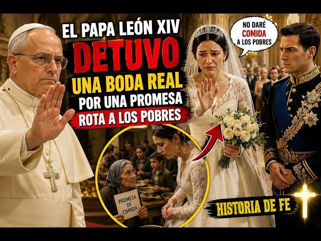 El Papa León XIV DETUVO una Boda Real por una Promesa Rota a los Pobres | Historia de Fe