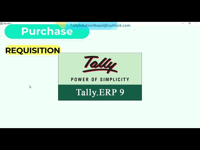 Tally Customization
