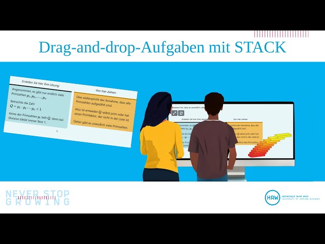 Drag-and-drop-Aufgaben mit STACK | Tutorial zum mathematischen Aufgabentool STACK