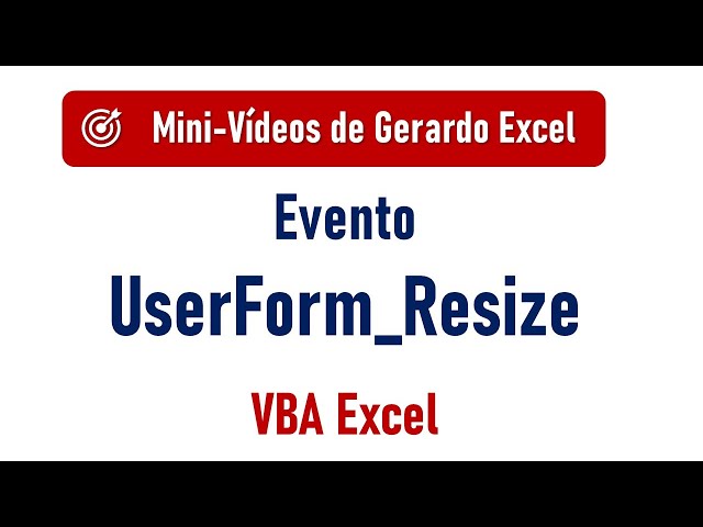 Dynamic UserForms in Excel VBA using UserForm_Resize